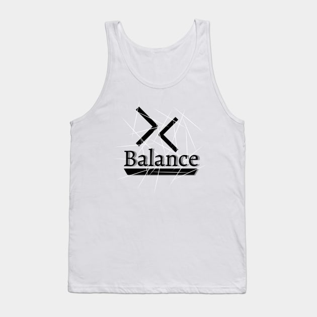 Balance Tank Top by PositiveMindTee